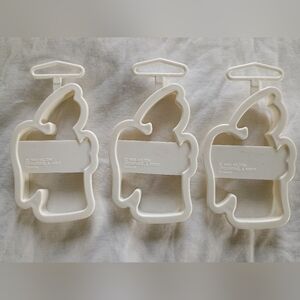 Vtg 90s Wilton Angel Cookie Cutters Three Piece Plastic Set
